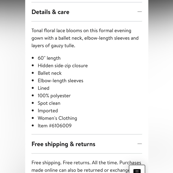 Lafemme formal dress, worn once, hem to 5’4 - Picture 8 of 8